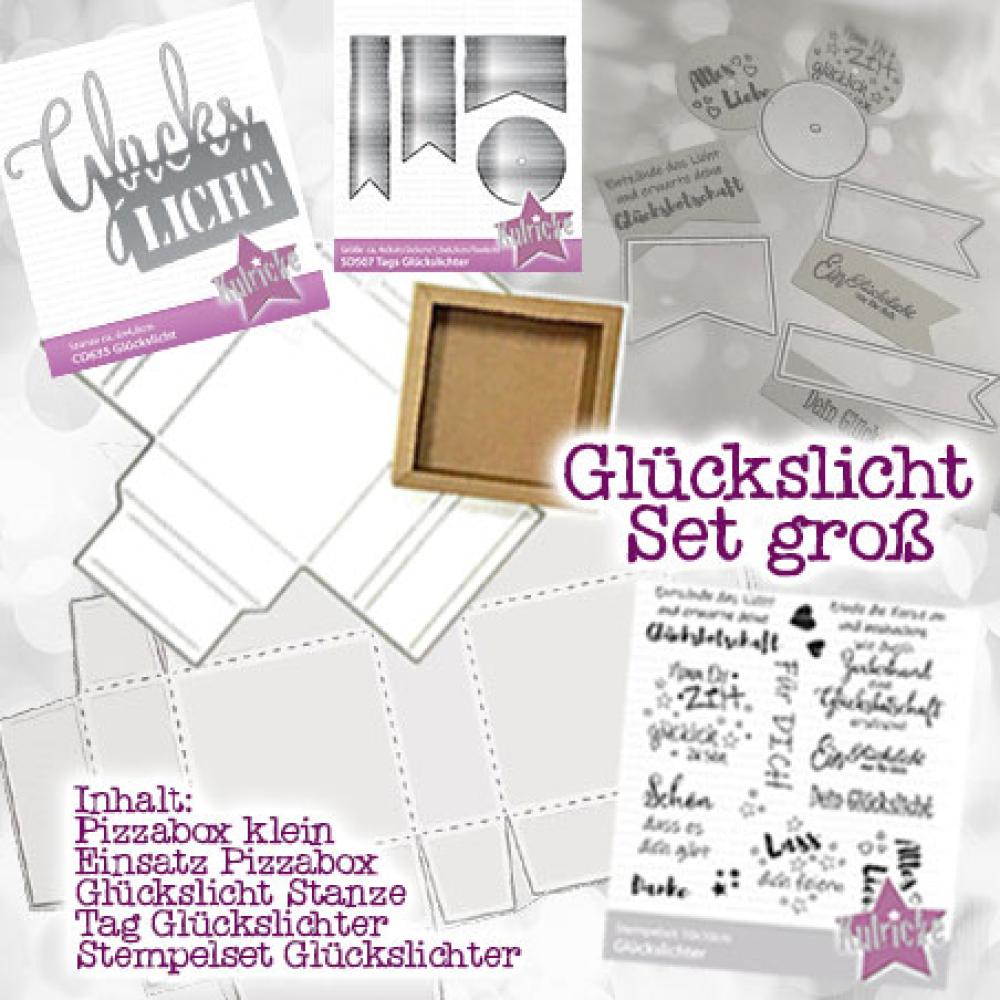 Kulricke SET "Glückslichter groß" Stempel & Stanze