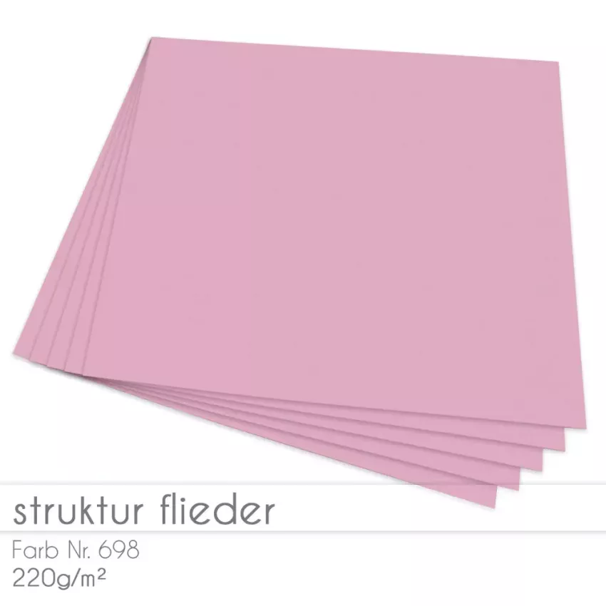 Cardstock "Struktur" 12"x12" 220g/m² (30,5 x 30,5cm) in struktur flieder