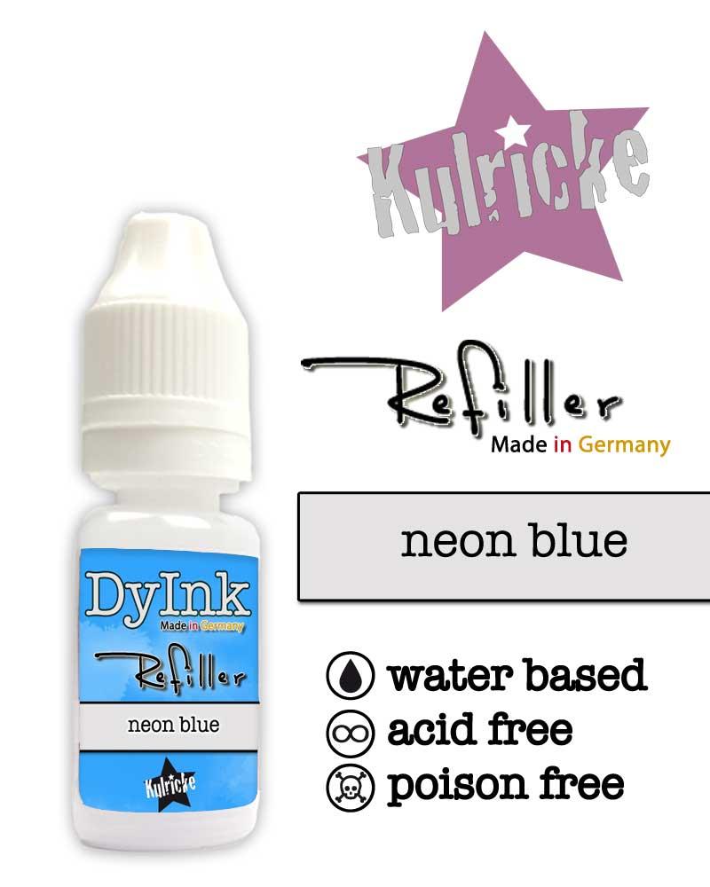 Refiller für "DyInk" Stempelkissen - neon blue