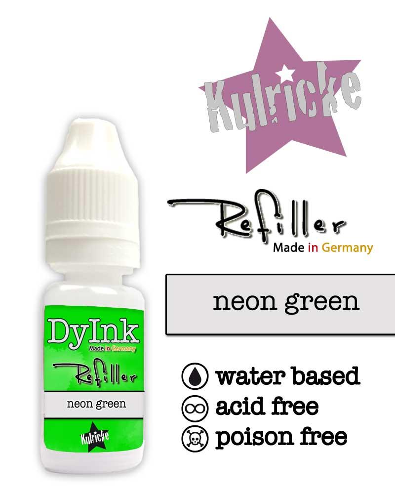 Refiller für "DyInk" Stempelkissen - neon green