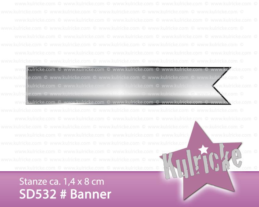 Kulricke Stanzschablone "Banner #" Craft Die | Stanze