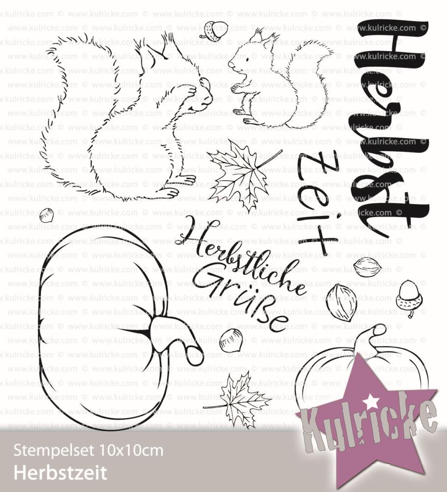 Kulricke Stempelset "Herbstzeit" Clear Stamp Motiv-Stempel