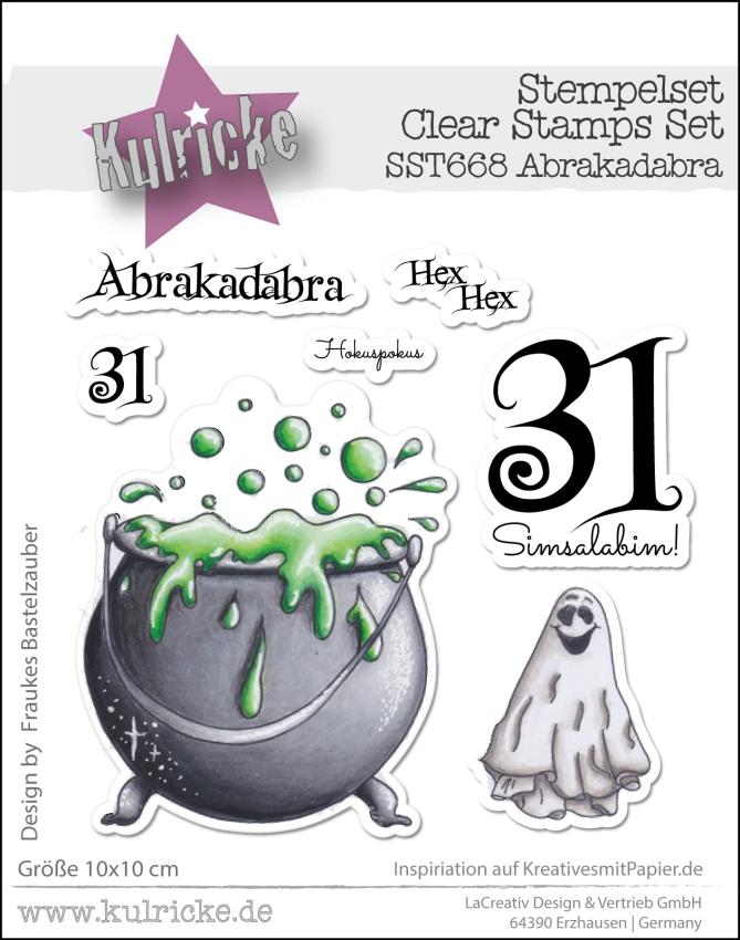 Kulricke Stempel "Abrakadabra" Clear Stamp