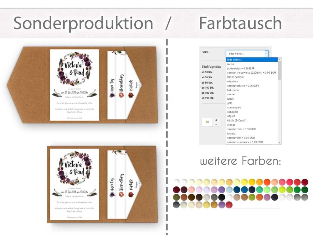 Sonderproduktion / Farbtausch