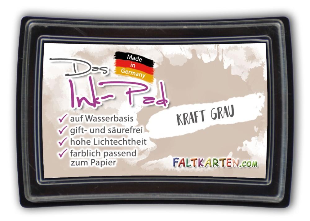 Das Ink-Pad - Stempelkissen 6 x 3,5cm kraft grau