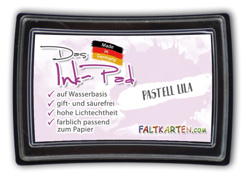 Das Ink-Pad - Stempelkissen 6 x 3,5cm pastell lila