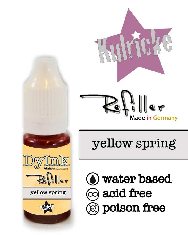 Refiller (Nachfüller) für "DyInk" Stempelkissen - yellow spring 10ml