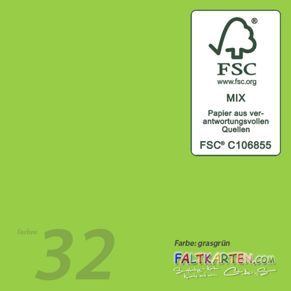 Cardstock "Premium" 12"x12" 240g/m² (30,5 x 30,5cm) in grasgrün