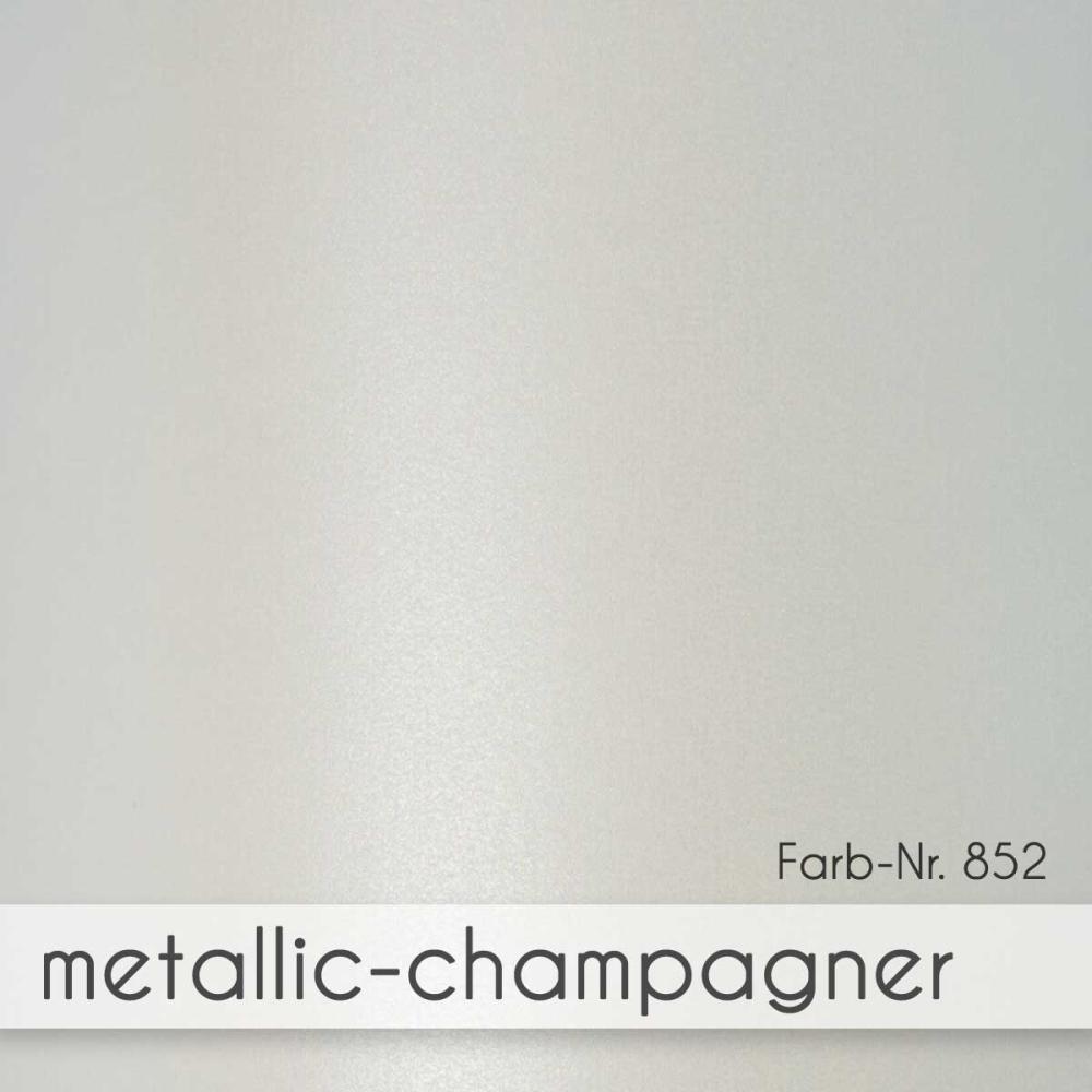 Trippelkarte - Leporello 300g/m² DIN A6 3-Fach in metallic champagner