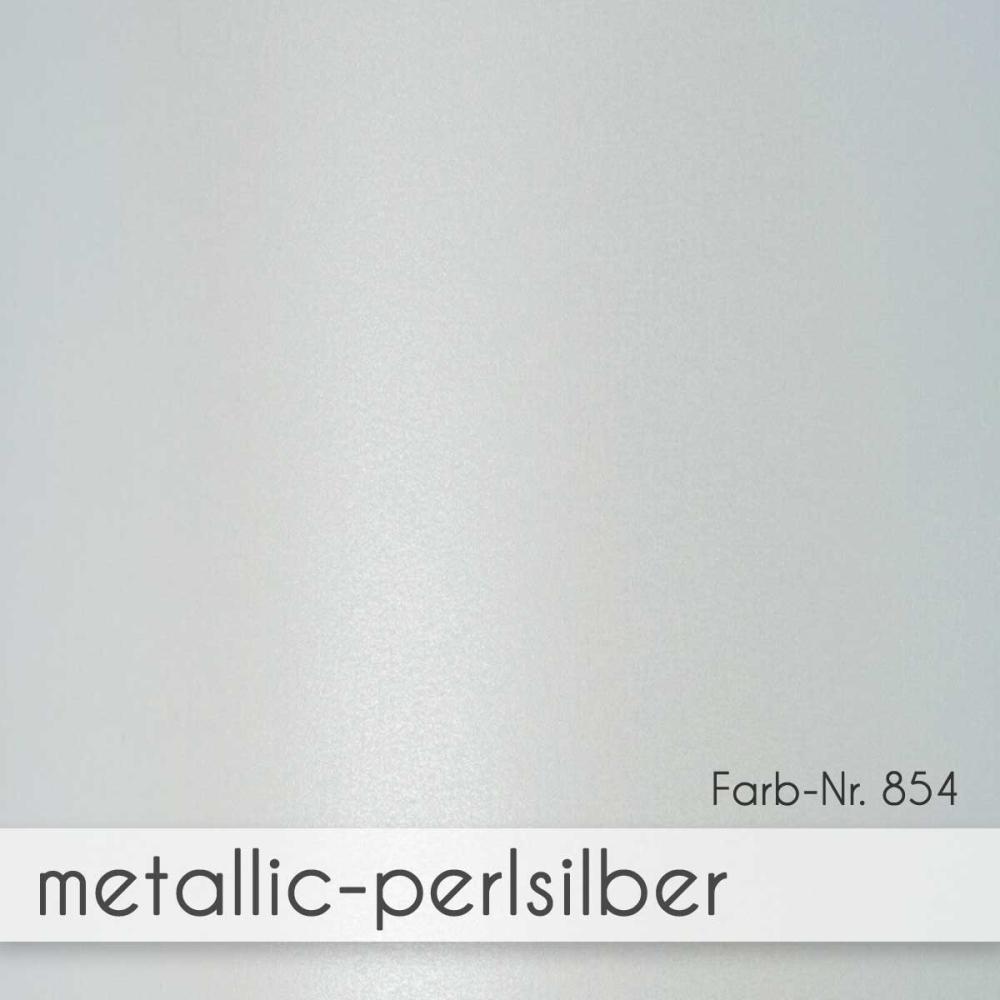 Passepartoutkarte oval 3-Fach DIN A6 in metallic persilber