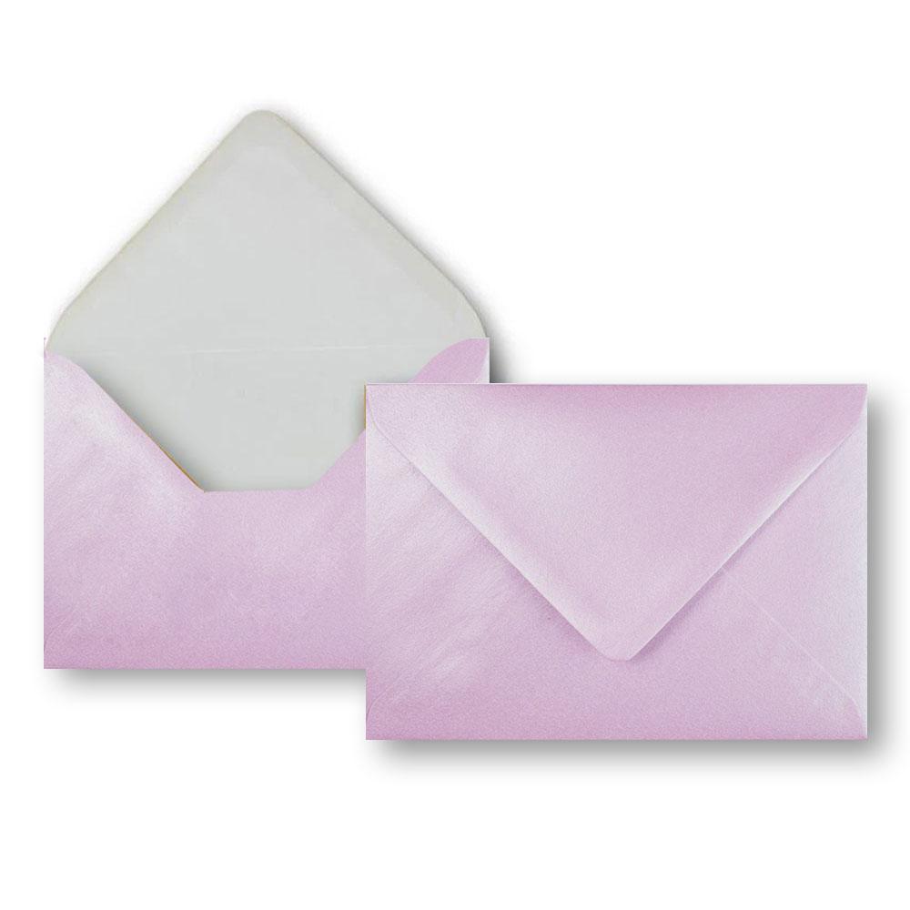Briefumschlag DIN C6 100g/m² oF Nassklebung in perl-lavendel
