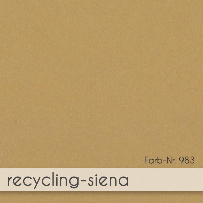 Doppelkarte - Faltkarte 230g/m² DIN B6 quer in recycling siena