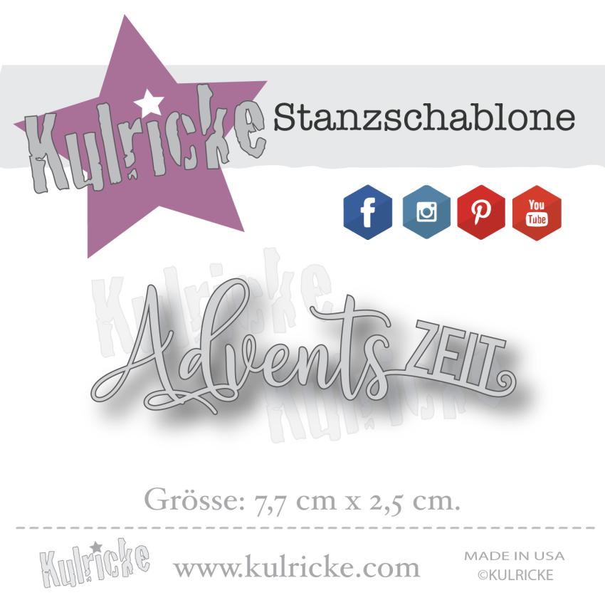 Kulricke Stanzschablone "Adventszeit" Craft Die | Stanze